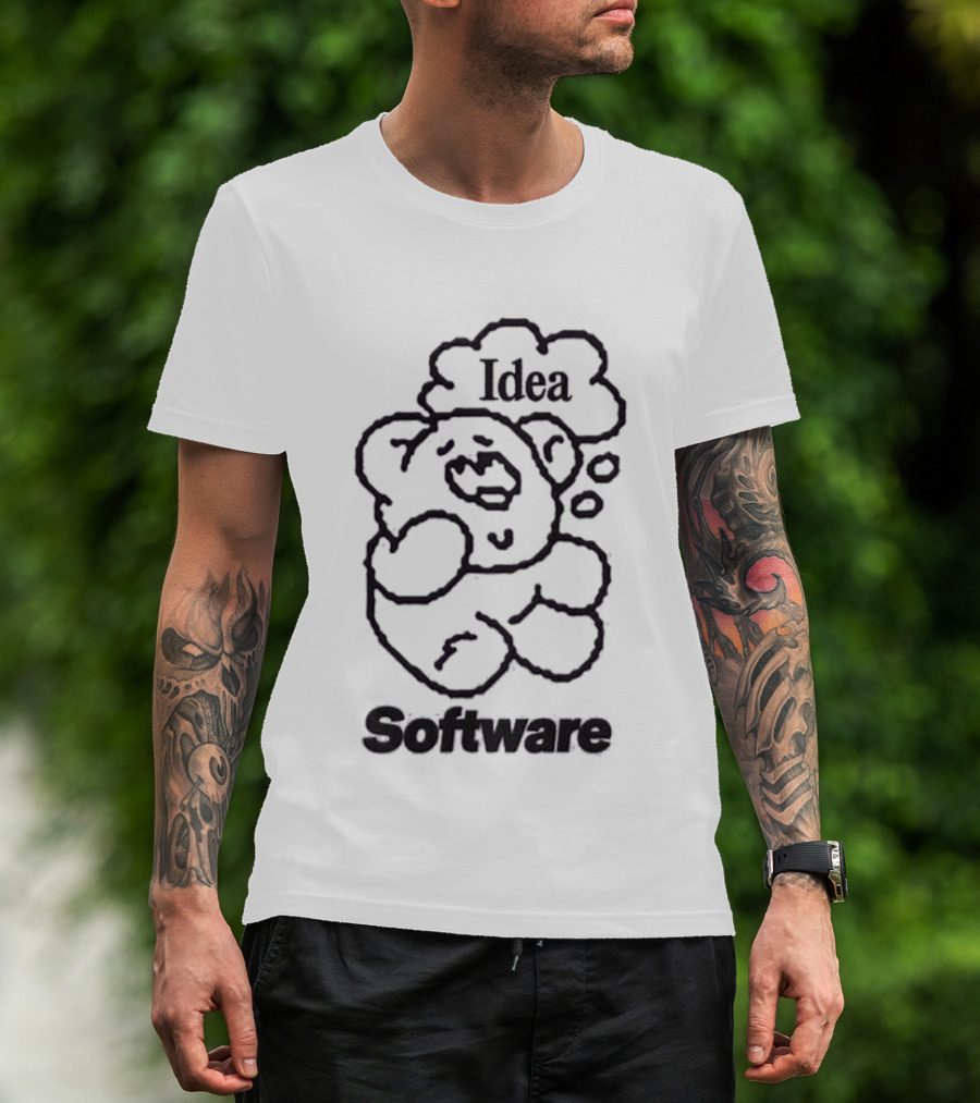 Figma Culture Fit Idea Software In Violet Bear T-Shirt