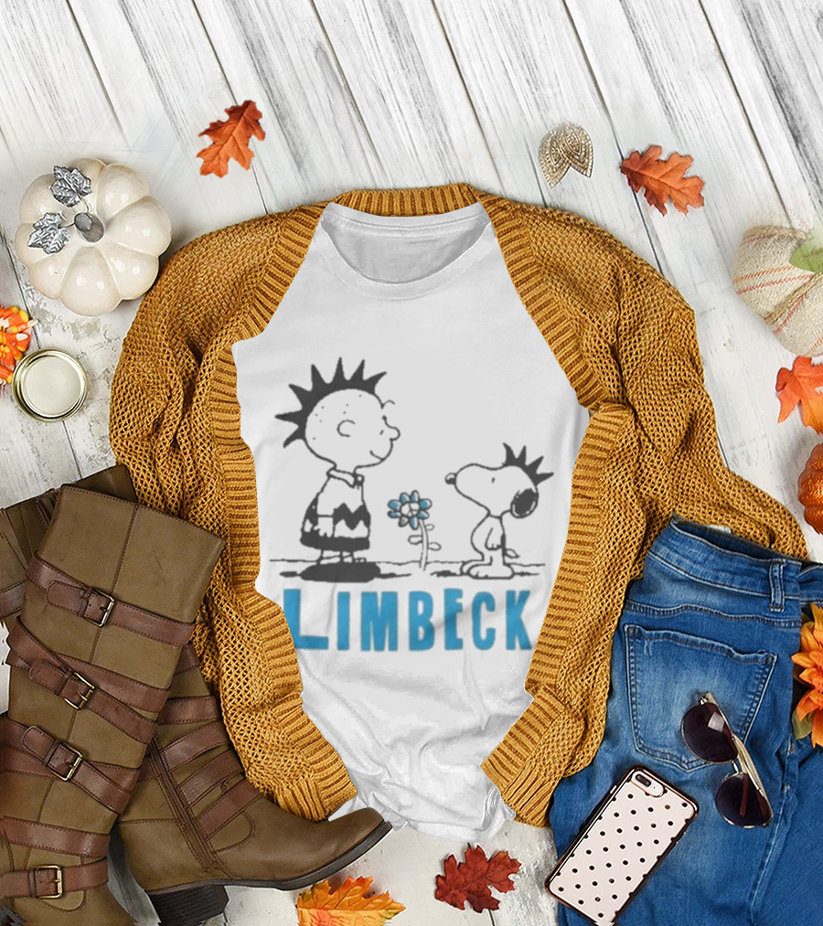 Peanuts Snoopy Punk Charlie Brown Limbeck Flower T-Shirt