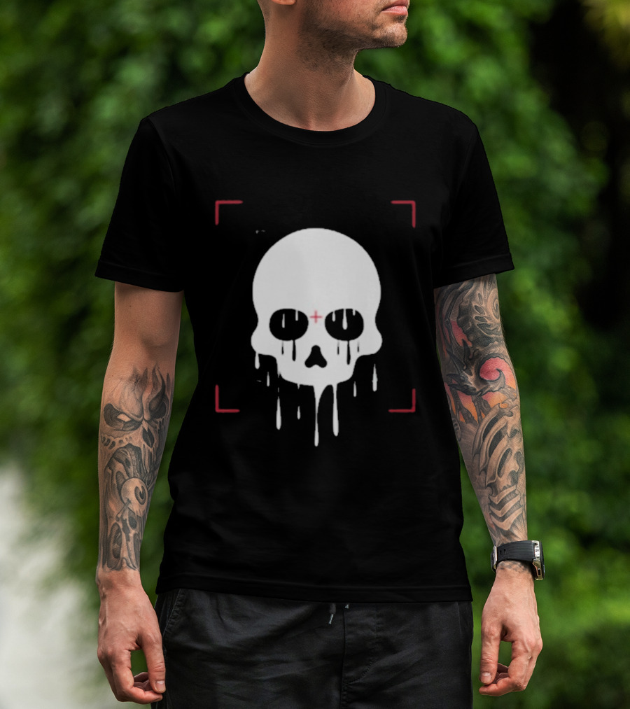 Blast Cs Dripping Skull Target T-Shirt