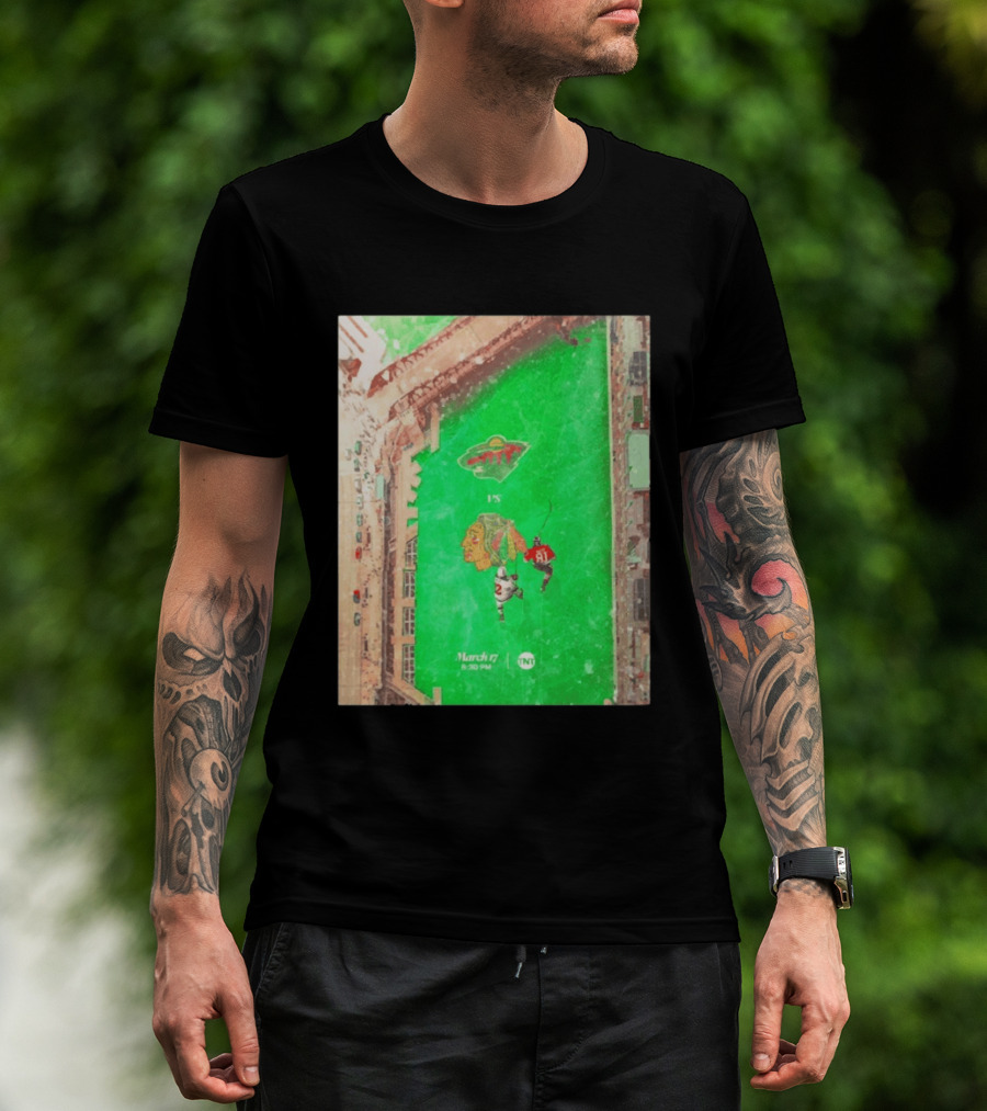 Chicago Blackhawks Vs Minnesota Wild March 17 8:30 PM Stadium TNT T-Shirt