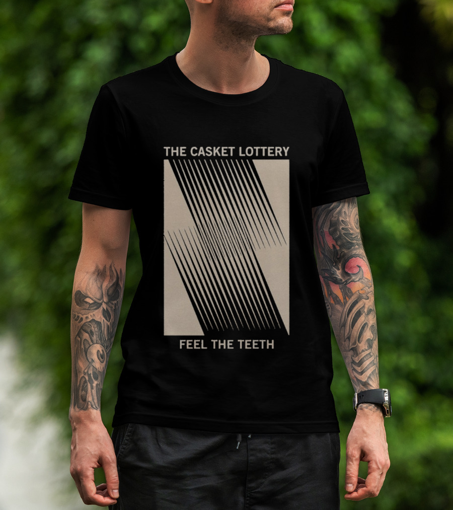The Casket Lottery Feel The Teeth Linear T-Shirt