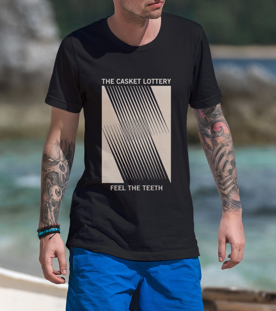 The Casket Lottery Feel The Teeth Linear T-Shirt