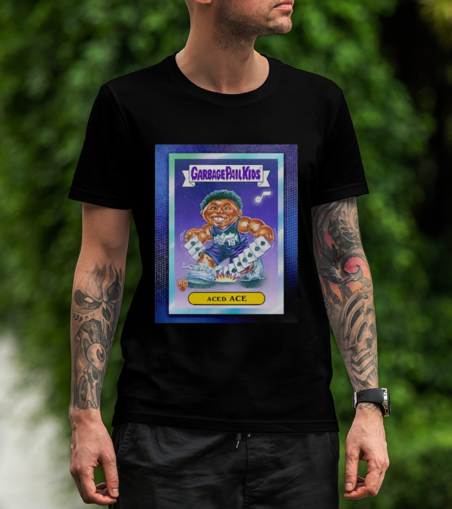 Garbage Pail Kids Aced Ace Bailey Utah Jazz Trading Card T-Shirt