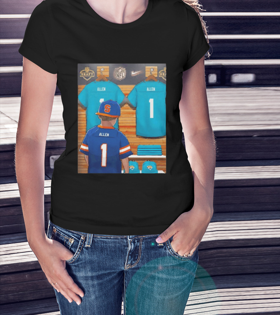 NFL Draft Jacksonville Jaguars LeQuint Allen Syracuse Childhood Dream T-Shirt