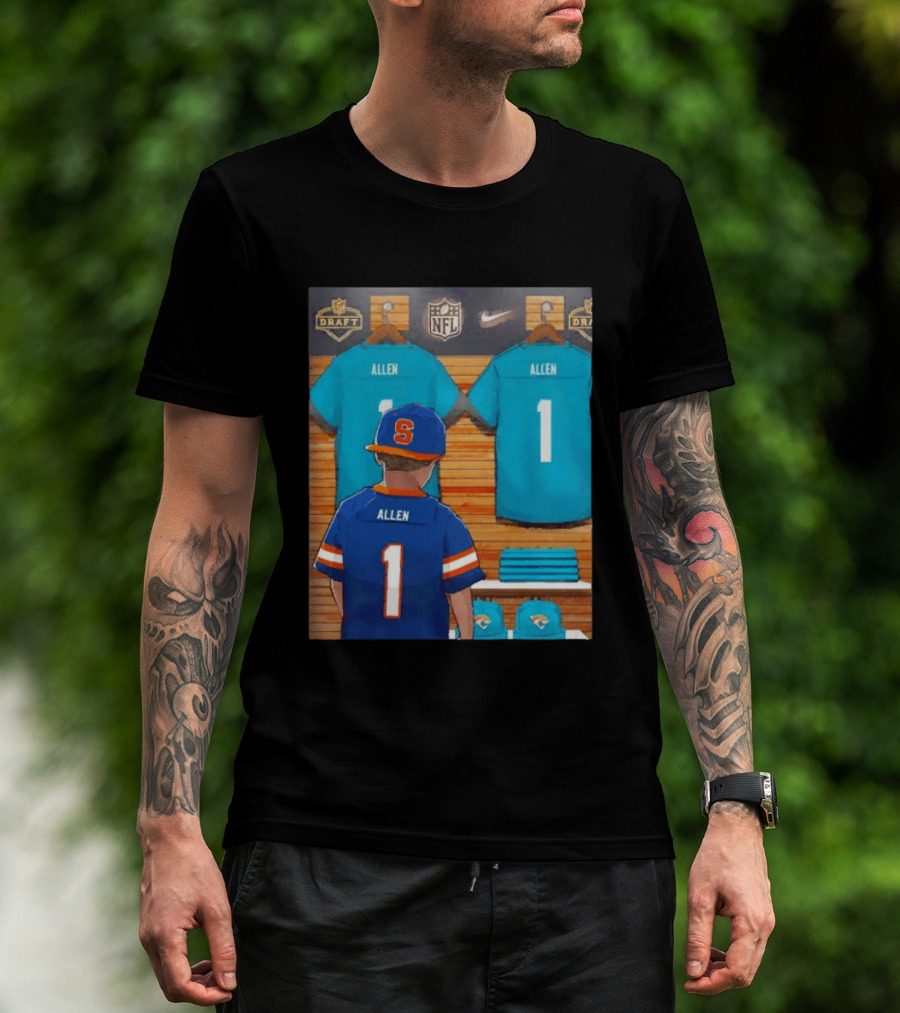 NFL Draft Jacksonville Jaguars LeQuint Allen Syracuse Childhood Dream T-Shirt