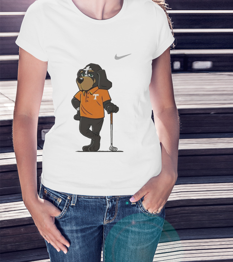 Vol Golfing Smokey In Tennessee Orange Nike T-Shirt