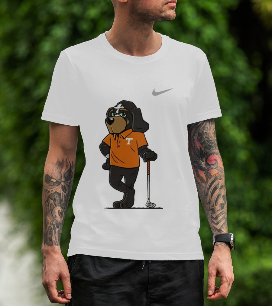 Vol Golfing Smokey In Tennessee Orange Nike T-Shirt