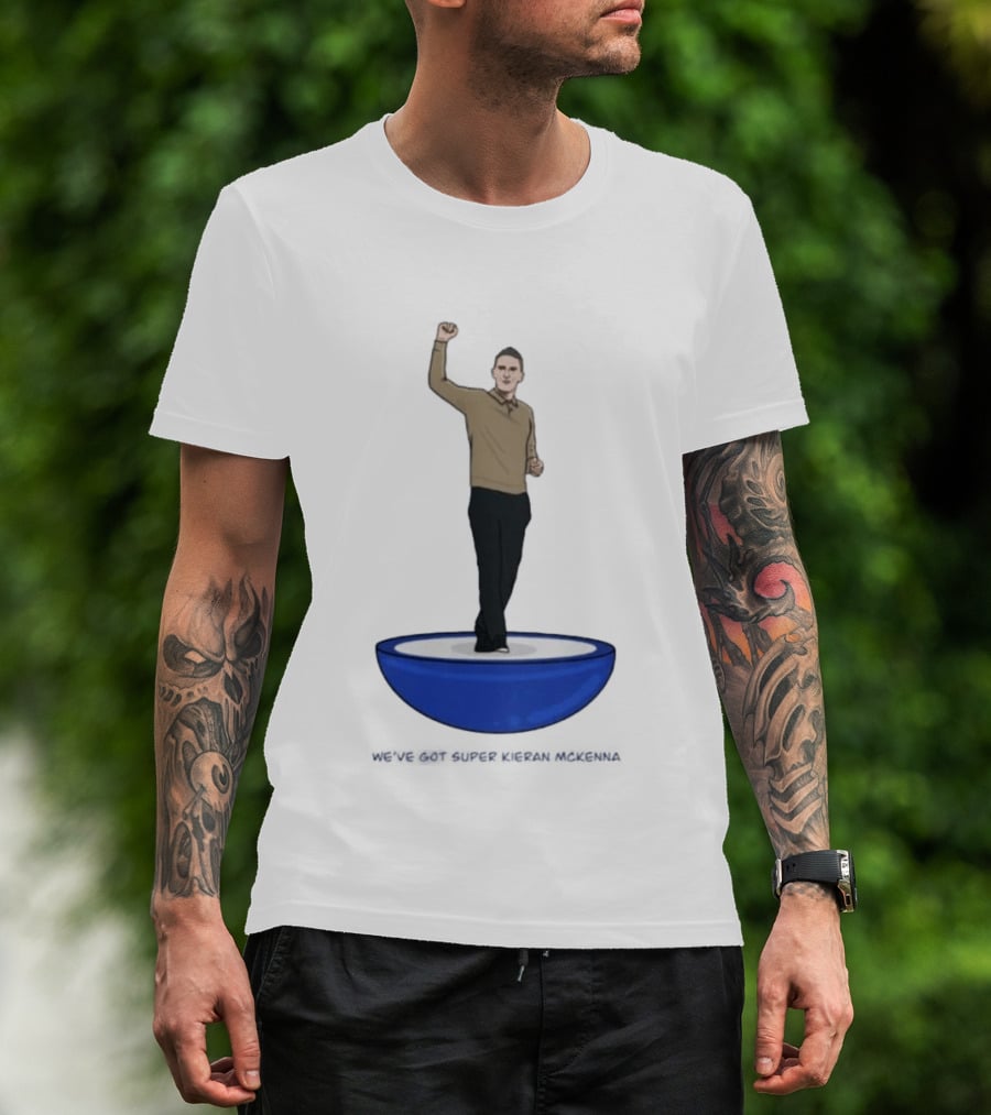 Super Kieran McKenna Subbuteo Illustration Football T-Shirt