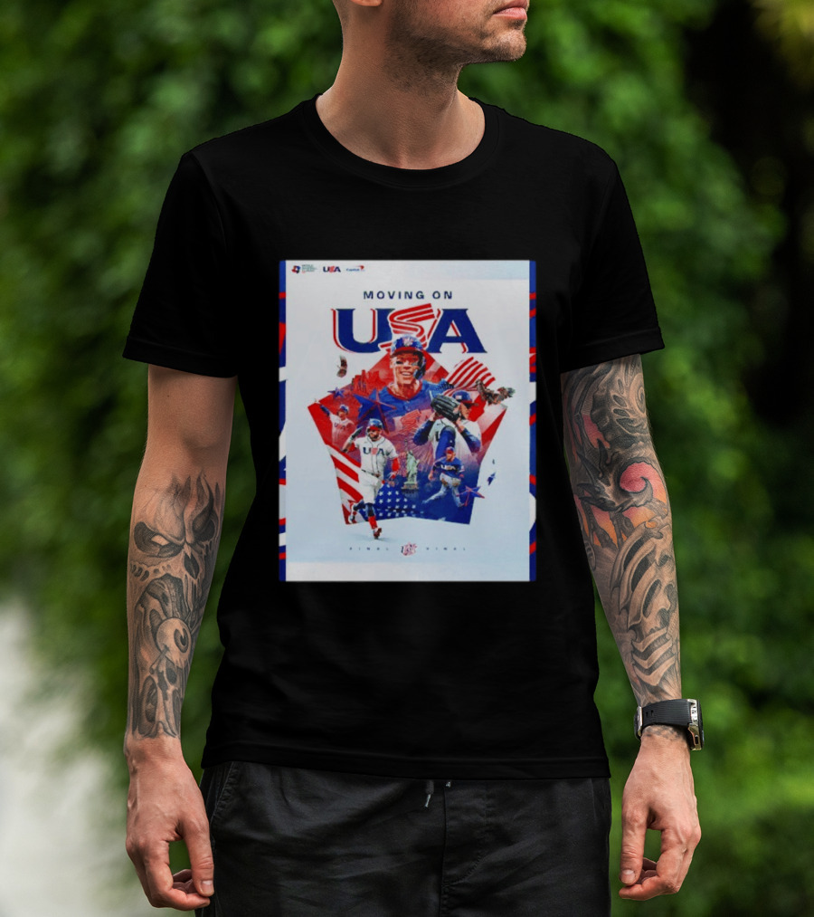 Moving On USA World Baseball Classic 2026 Team USA Final Player T-Shirt