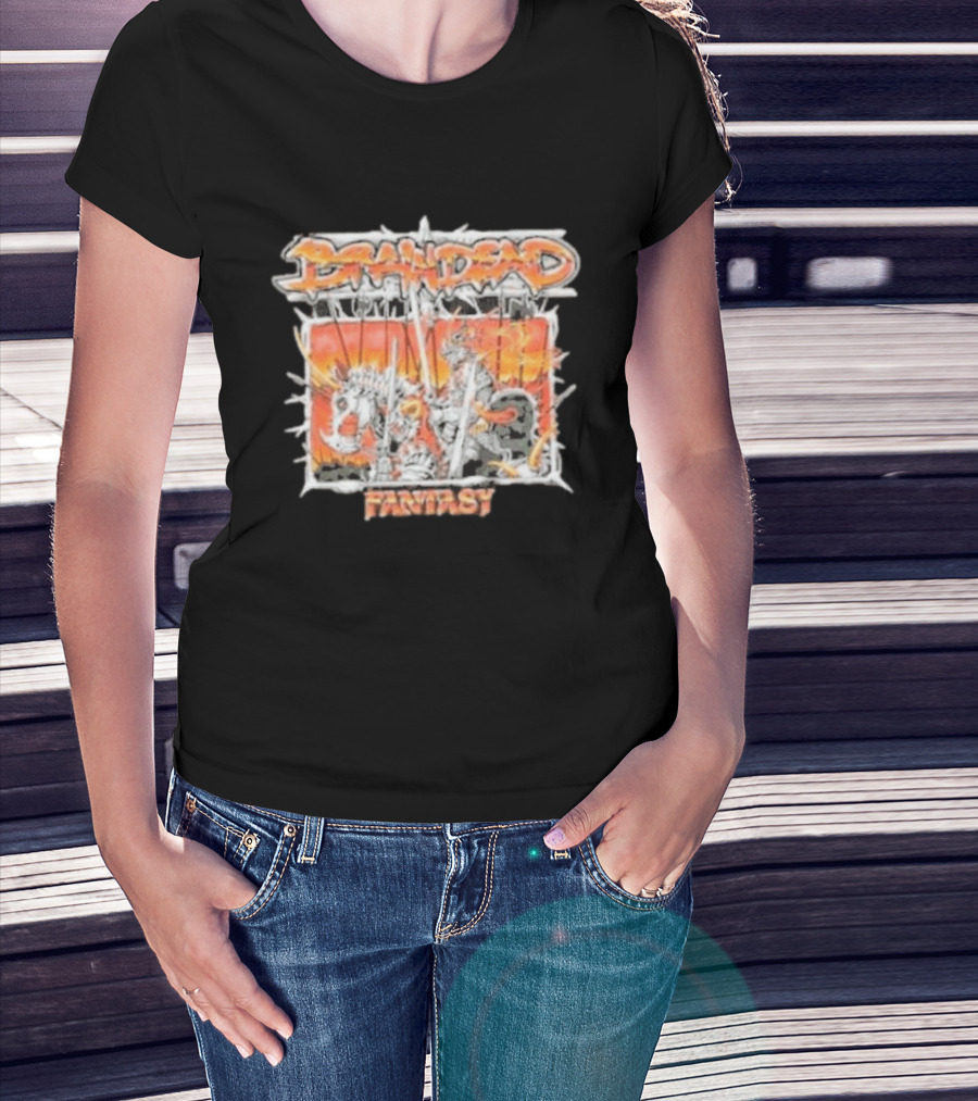 Brain Dead Fantasy Gomze Knight Battle Scene T-Shirt