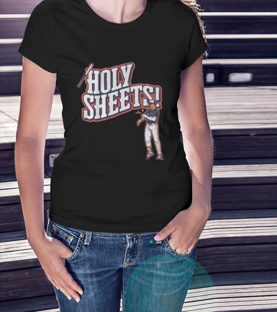 Gavin Sheets Holy Sheets Bat Toss Baseball Player T-Shirt
