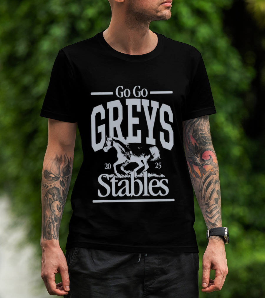 Go Go Greys Stables Horse Riding 2023 T-Shirt