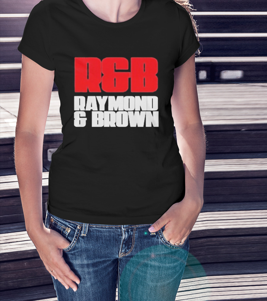 Raymond & Brown R&B World Tour 2026 Bold Red White T-Shirt
