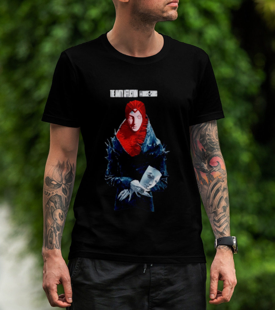 The Amity Affliction House Of Cards Masked Figure With Face Card T-Shirt