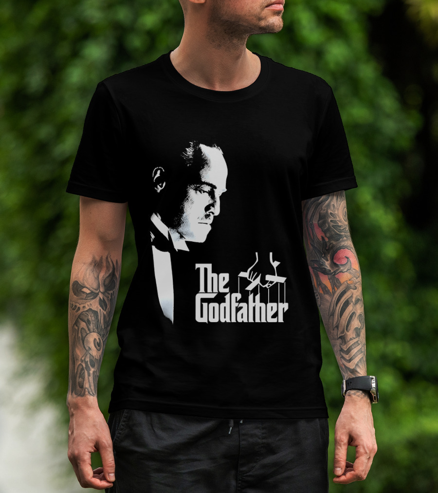 The Godfather Vito Corleone Iconic Movie Character Font T-Shirt