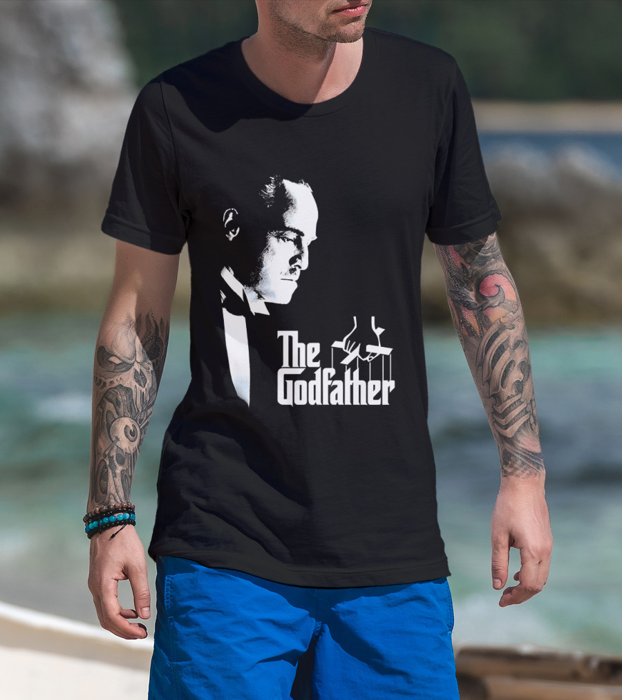 The Godfather Vito Corleone Iconic Movie Character Font T-Shirt