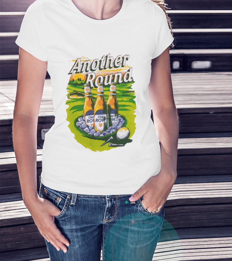 Another Round Old Row Golf Beer Bottles T-Shirt