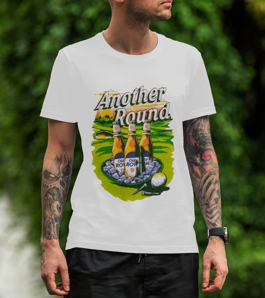 Another Round Old Row Golf Beer Bottles T-Shirt