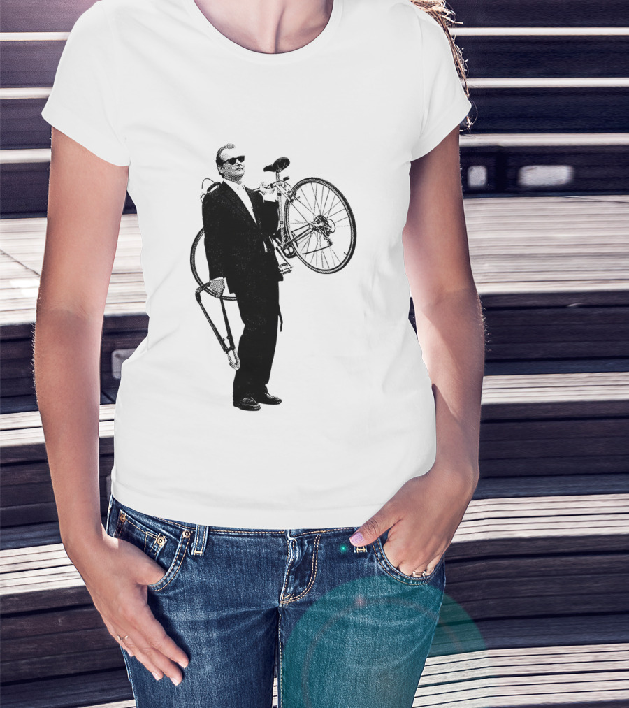 Bill Murray Rushmore Wes Anderson Tribute Cyclist T-Shirt