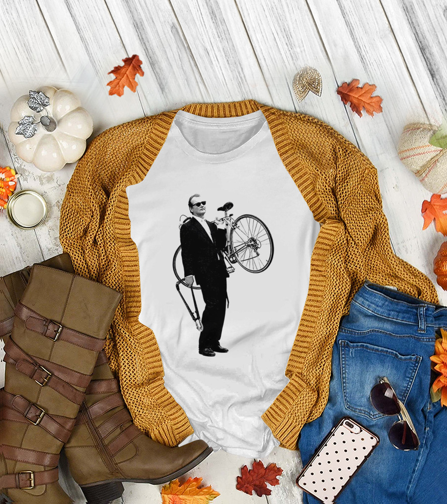 Bill Murray Rushmore Wes Anderson Tribute Cyclist T-Shirt