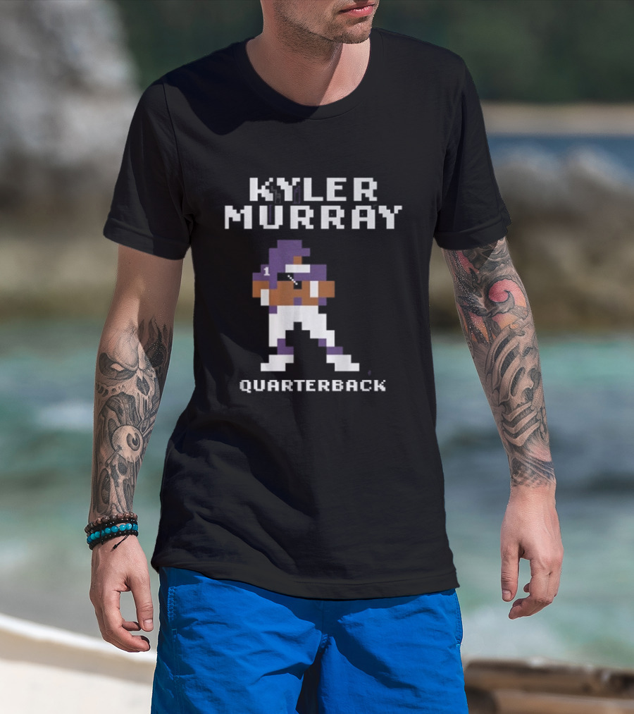 Kyler Murray Quarterback Pixel Art Minnesota Baller T-Shirt