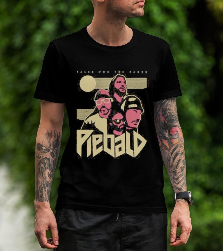 Piebald Rides Off Into Brave Navy Tales T-Shirt