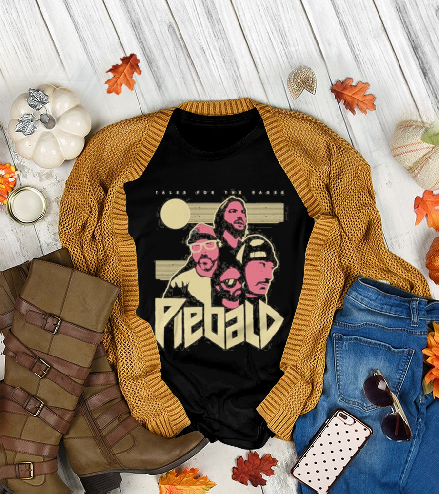 Piebald Rides Off Into Brave Navy Tales T-Shirt