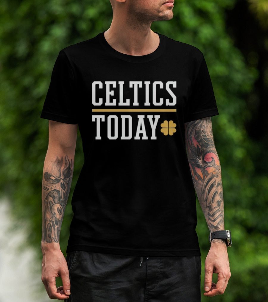 Celtics Today St Patrick's Day Shamrock T-Shirt