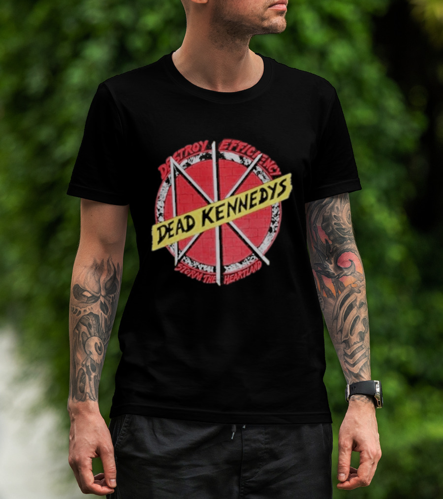 Dead Kennedys Destroy Efficiency Storm The Heartland T-Shirt