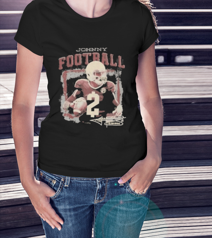 Johnny Manziel Number 2 Football Player Texas A&M Aggies T-Shirt