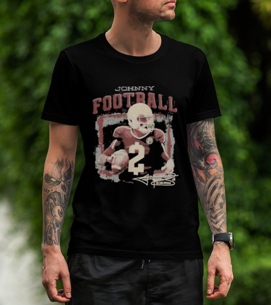Johnny Manziel Number 2 Football Player Texas A&M Aggies T-Shirt