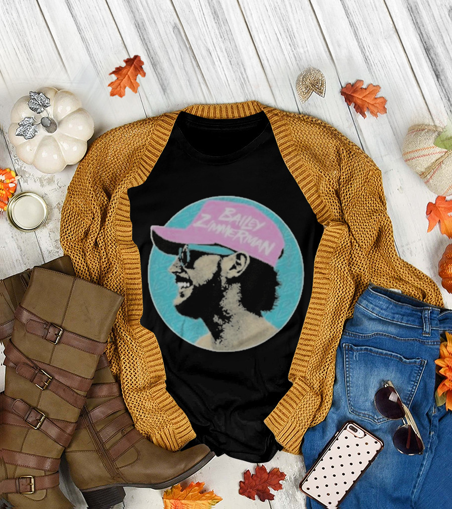 Bailey Zimmerman Circular Pink Hat Profile T-Shirt