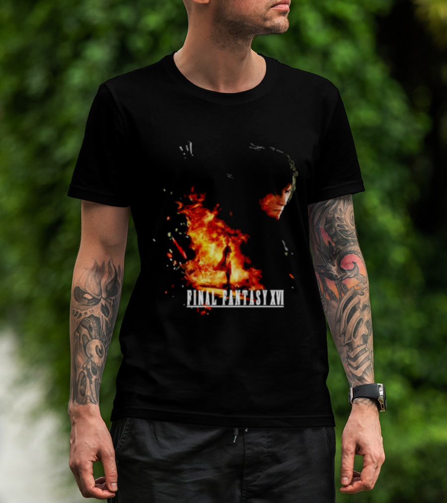 Ben Starr Final Fantasy XVI Fire Element T-Shirt