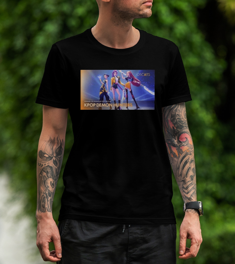 K Pop Demon Hunters Winner Oscar For Animated Feature Film Oscars T-Shirt