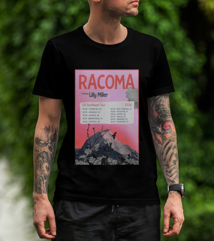 Racoma Ft Lilly Miller US Southeast Tour 2026 T-Shirt