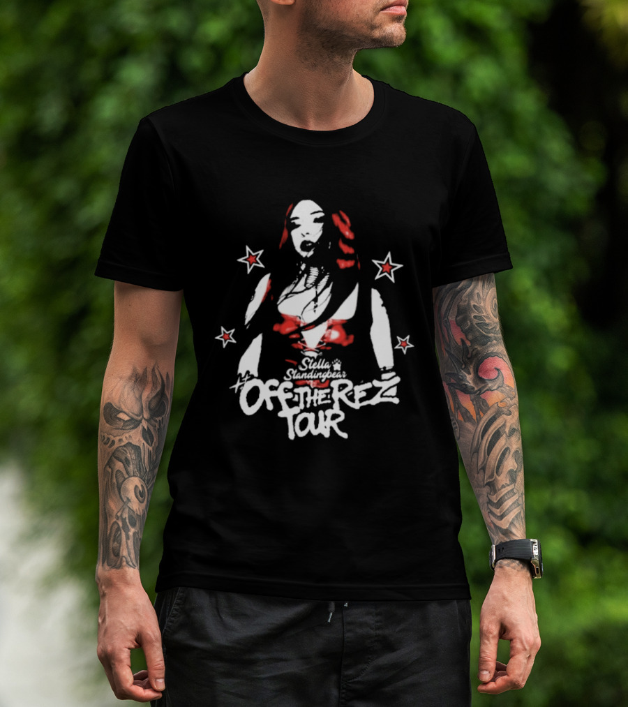 Stella Standingbear Off The Rez Tour 2026 Stars T-Shirt
