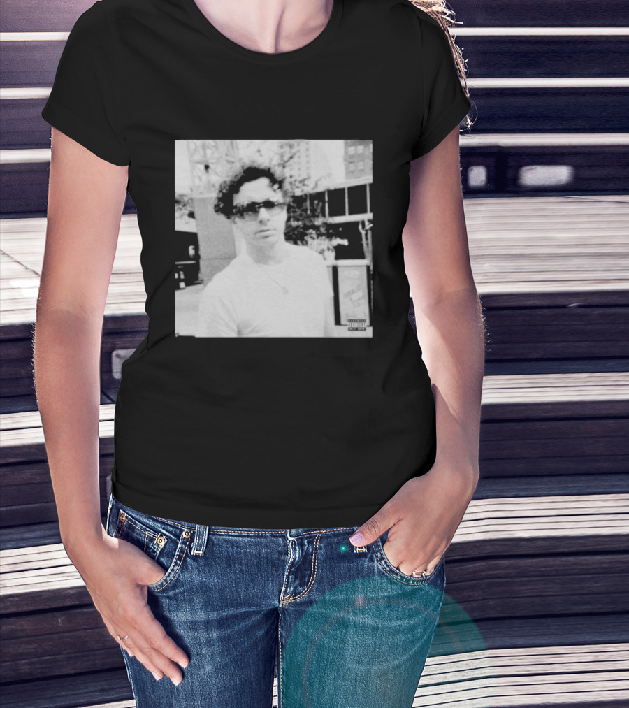 Sweet Action Jack Harlow Black And White Photo Explicit Content T-Shirt