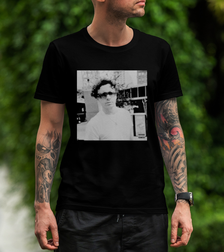 Sweet Action Jack Harlow Black And White Photo Explicit Content T-Shirt