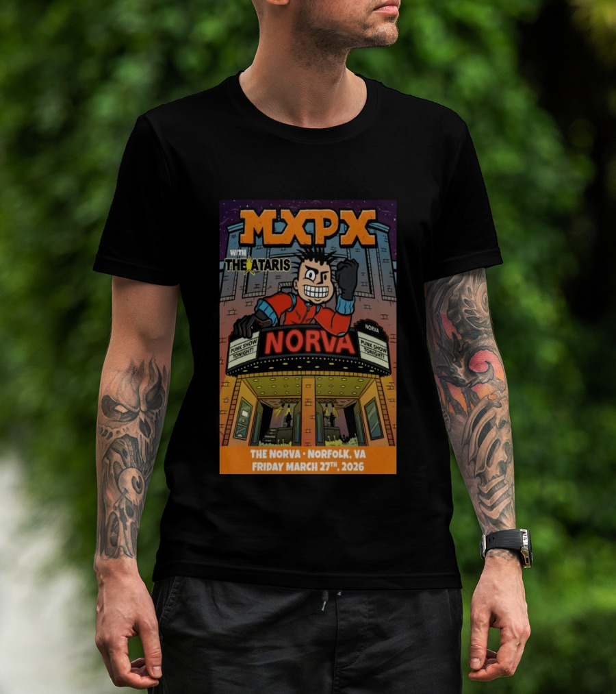 MxpX Norfolk VA Norva Punk Show March 27 2026 With The Ataris T-Shirt