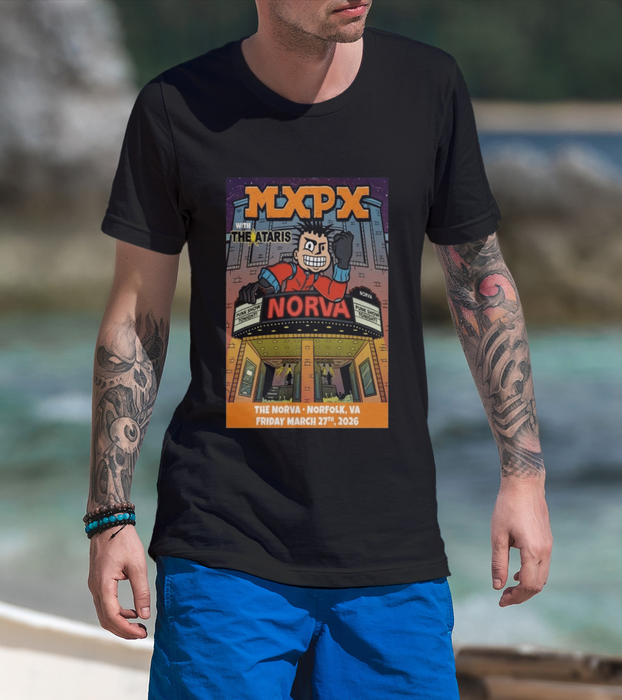 MxpX Norfolk VA Norva Punk Show March 27 2026 With The Ataris T-Shirt