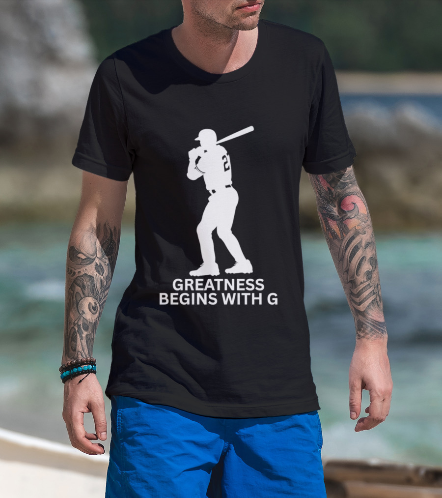 New York Yankees Giancarlo Stanton Greatness Begins With G T-Shirt