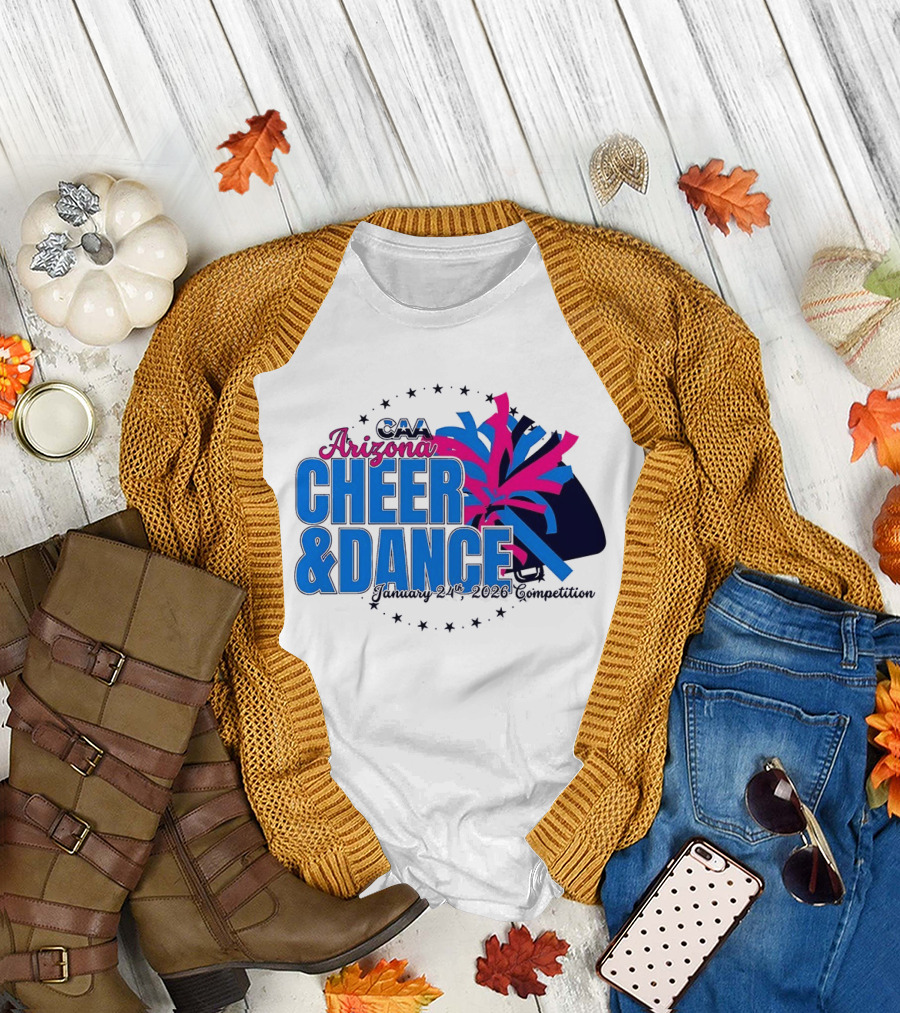CAA Arizona Cheer & Dance January 20 21 2026 Competition T-Shirt