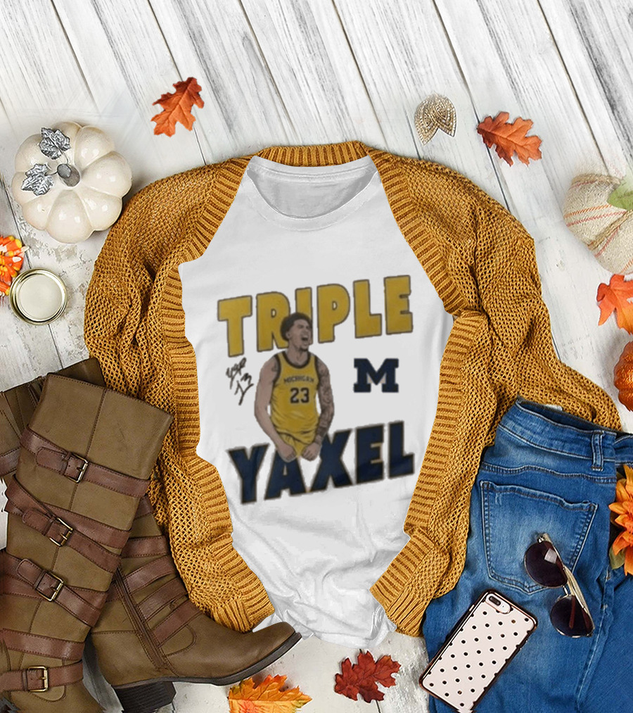 Michigan Triple M Yaxel 23 Basketball Jersey T-Shirt