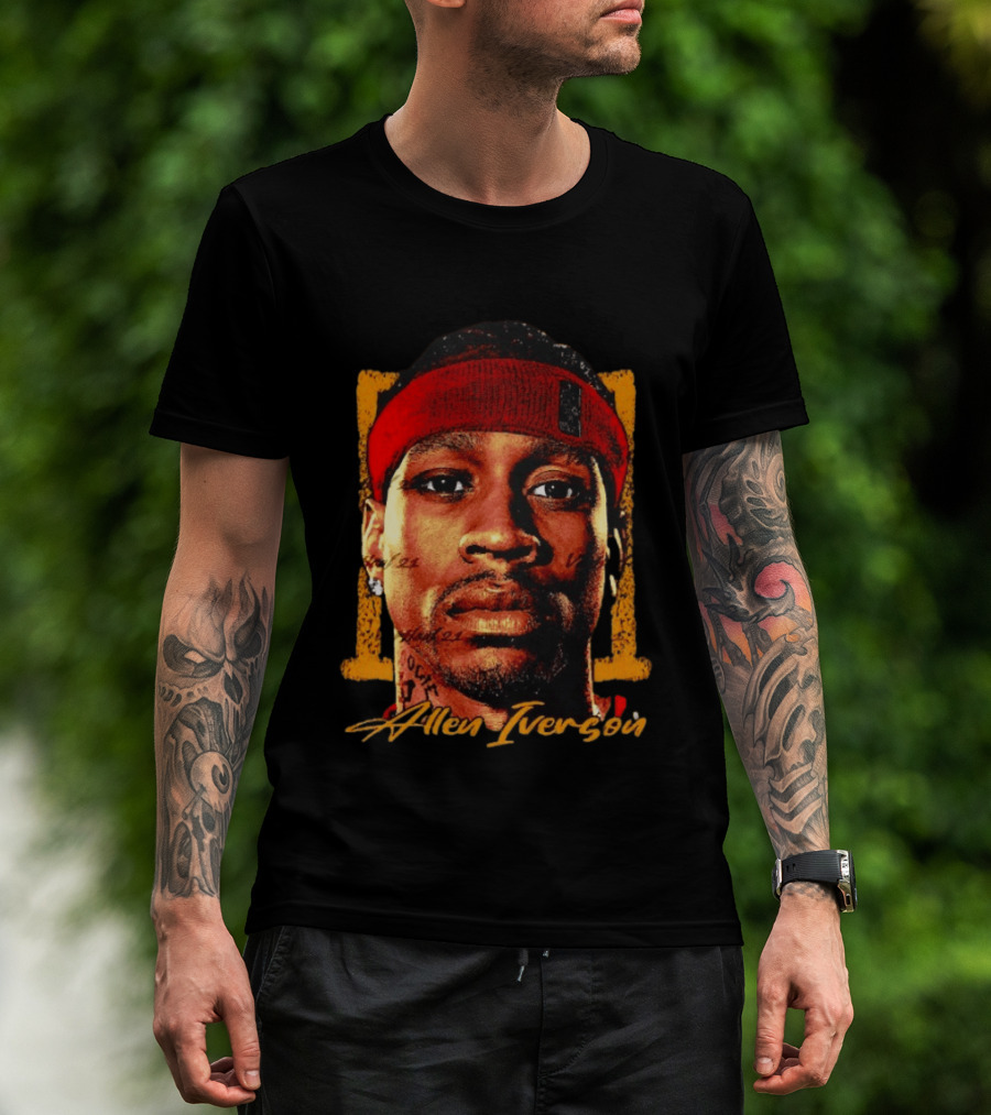 Allen Iverson Philadelphia 76ers Big Face NBA T-Shirt
