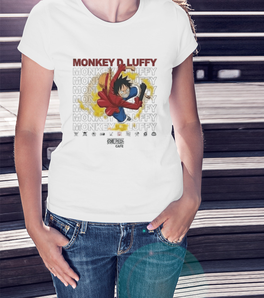 Popeyes Ishowspeed One Piece Monkey D. Luffy 2026 T-Shirt