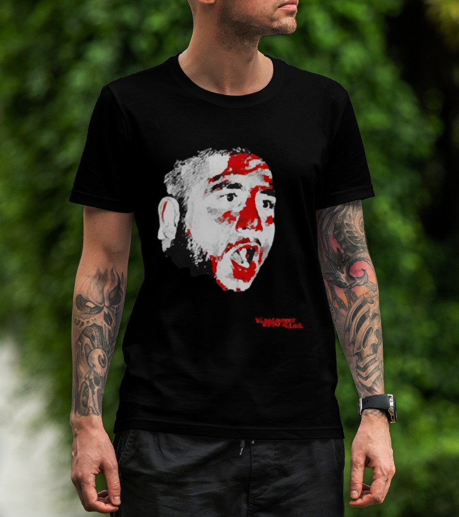 Bloodstone Wrestling Chico Suave Red Face T-Shirt