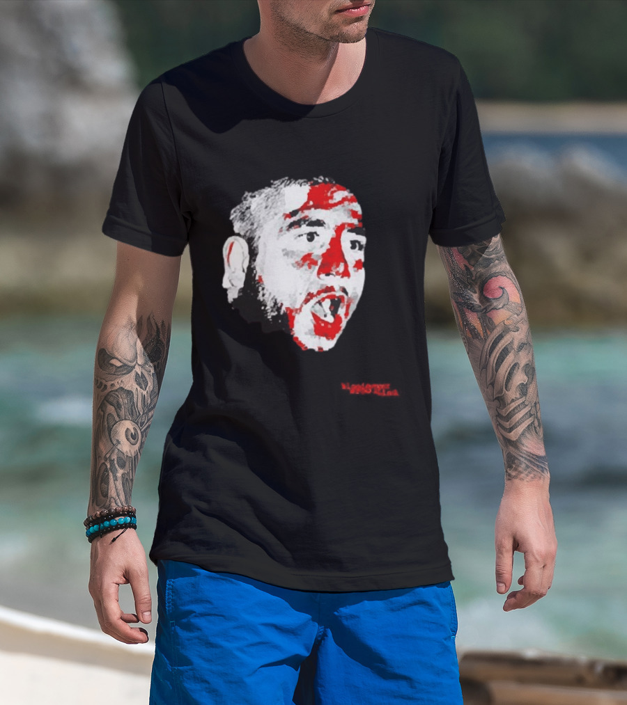 Bloodstone Wrestling Chico Suave Red Face T-Shirt