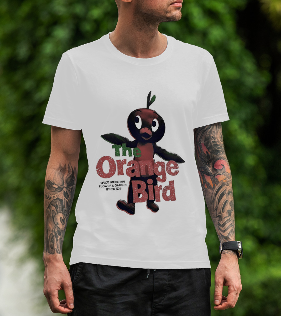 The Orange Bird Epcot Flower And Garden Festival 2026 Disney Parks Pavilion T-Shirt