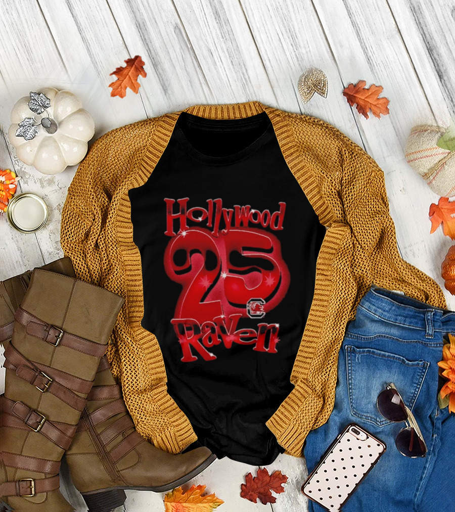 Hollywood 25 Raven Johnson SC Gamecocks T-Shirt
