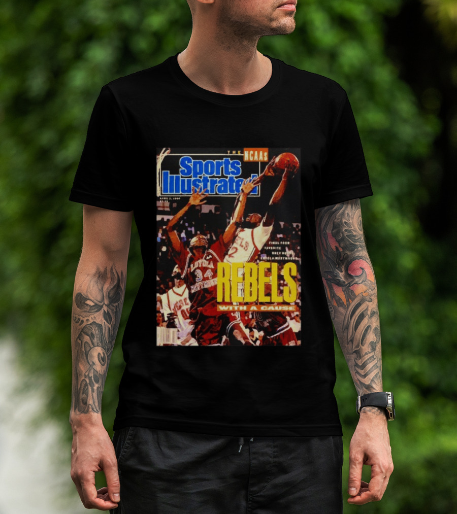 Sports Illustrated NCAA Rebels With A Cause April 1990 Final Four Loyola Marymount T-Shirt
